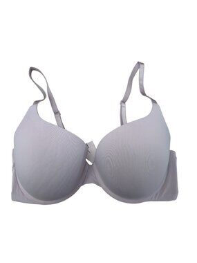 Victoria's Secret T-Shirt Push-Up Bra 36D Light Lavender Full Coverage Smooth.